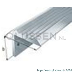 GAH Alberts trapbeschermingslijst aluminium zilver geeloxeerd 21x21x1,8 mm 1 m 476854