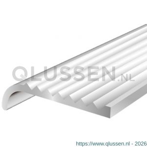 GAH Alberts trapbeschermingslijst aluminium zilver geeloxeerd 23x5,0x2,0 mm 2 m 477455