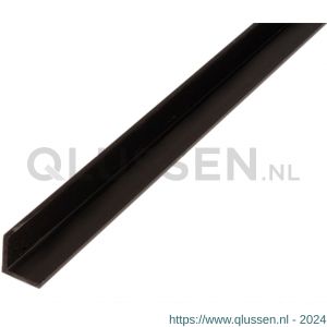 GAH Alberts hoekprofiel PVC zwart 15x15x1,2 mm 1 m 479015