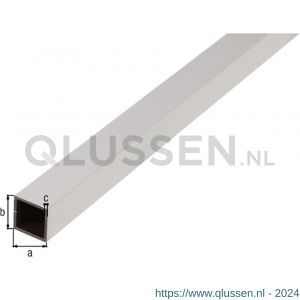 GAH Alberts vierkante buis aluminium wit 30x30x3 mm 2,6 m 479893