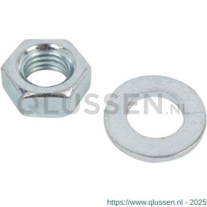 GAH Alberts moer en sluitring RVS M6 set 10 stuks 484248