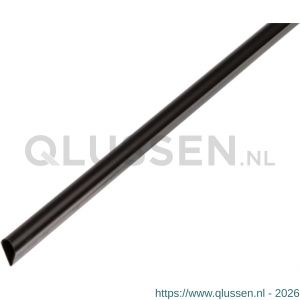 GAH Alberts klemprofiel PVC zwart 15x0,9 mm 2 m 484880