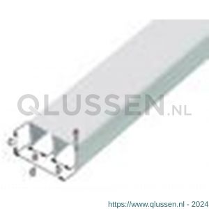 GAH Alberts geleiding railprofiel boven PVC zwart,6,5 mm 1 m 485139