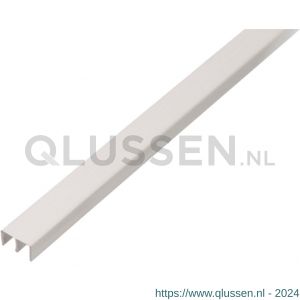 GAH Alberts geleiding railprofiel boven PVC wit 6,5 mm 2 m 485122