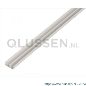 GAH Alberts geleiding railprofiel onder PVC wit 6,5 mm 1 m 485153