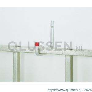 GAH Alberts wandhaak afgerond aluminium 200x190 mm 805555