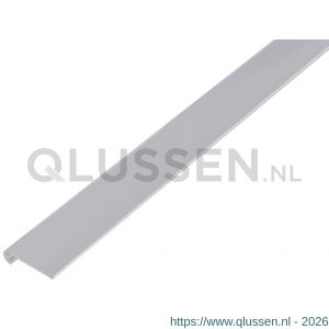 GAH Alberts afsluitprofiel rond aluminium zilver 26x6x1,3 mm 1 m 470524