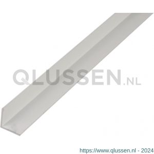 GAH Alberts hoekprofiel aluminium wit 15x15x1 mm 2,6 m 474997