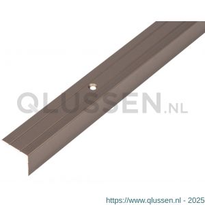 GAH Alberts trapbeschermingslijst aluminium brons geeloxeerd 24,5x20x1,5 mm 1 m 476779