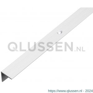 GAH Alberts trapbeschermingslijst aluminium zilver geeloxeerd 21x21x1,8 mm 2 m 477356