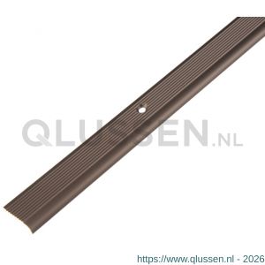 GAH Alberts trapbeschermingslijst aluminium brons geeloxeerd 23x5,0x2,0 mm 2 m 477479