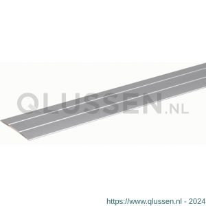 GAH Alberts overgangsprofiel aluminium zilver geeloxeerd zelfklevend zonder schroefgat 38 mm 0,9 m 484491