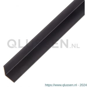 GAH Alberts hoekprofiel aluminium zwart 15x15x1 mm 1 m 488291