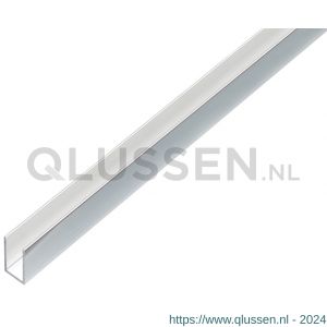 GAH Alberts U-profiel aluminium chroom 10x10x10x1 mm 1 m 488468