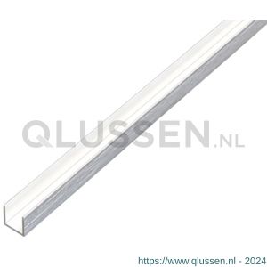 GAH Alberts U-profiel aluminium RVS optiek licht 10x10x10x1 mm 1 m 488949