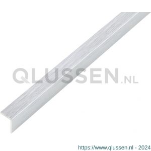 GAH Alberts hoekprofiel zelfklevend aluminium RVS optiek licht 10x10x1 mm 1 m 488987