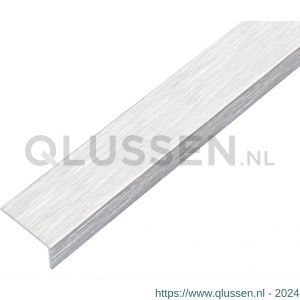 GAH Alberts hoekprofiel zelfklevend aluminium RVS optiek licht 15x10x1 mm 1 m 489083