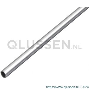 GAH Alberts ronde buis aluminium kogelgestraald zilver 8x1 mm 1 m 489199