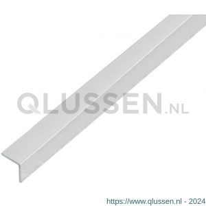 GAH Alberts hoekprofiel zelfklevend aluminium kogelgestraald zilver 15x15x1 mm 1 m 489236