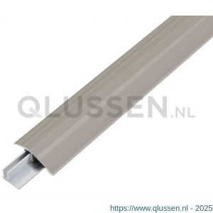 GAH Alberts compensatieprofiel Duo aluminium RVS geeloxeerd 44 mm 1 m SB 492946