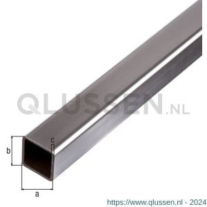 GAH Alberts vierkante buis staal glad 80x80x3 mm 1 m 431785