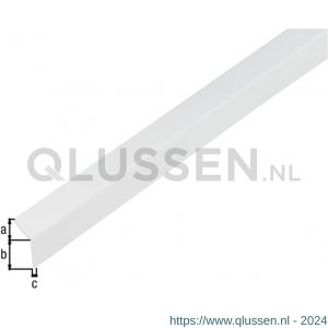 GAH Alberts hoekprofiel zelfklevend PVC wit 20x20 mm 1 m 432973