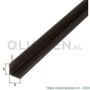 GAH Alberts hoekprofiel staal ruw 30x30x3 mm 1 m 433383