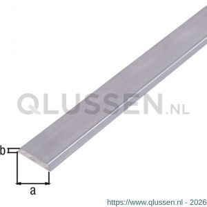 GAH Alberts afdeklijst afgeronde kanten aluminium blank 25x4 mm 1 m 470029