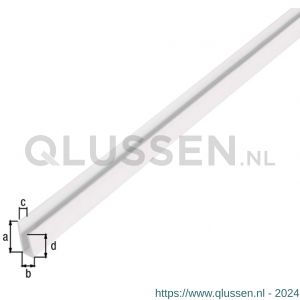 GAH Alberts afsluit afdekprofiel PVC eiken 14x6x10 mm 1 m 470555