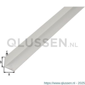 GAH Alberts hoekprofiel aluminium wit 50x50x3 mm 2,6 m 474973