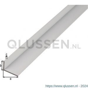 GAH Alberts hoekprofiel aluminium wit 20x10x1,5 mm 2,6 m 475086