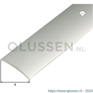 GAH Alberts overgangsprofiel aluminium zilver geeloxeerd 40 mm 1 m 475260