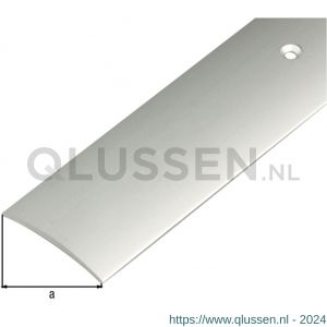 GAH Alberts overgangsprofiel aluminium zilver geeloxeerd 40 mm 2 m 475284