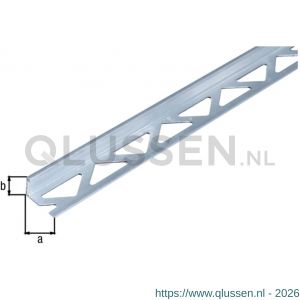 GAH Alberts afsluitprofiel tegels aluminium 12,5 mm 2,5 m 475680