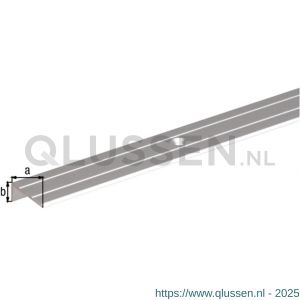 GAH Alberts trapbeschermingslijst aluminium zilver geeloxeerd 24,5x20x1,5 mm 1 m 476755