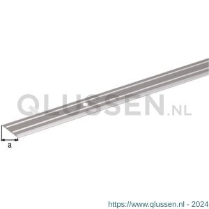 GAH Alberts overgangsprofiel aluminium zilver verzonken schroefgaten 38 mm 2 m 479503