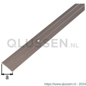 GAH Alberts overgangsprofiel aluminium brons verzonken schroefgaten 38 mm 2 m 479527