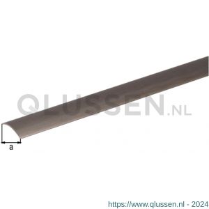 GAH Alberts overgangsprofiel zelfklevend aluminium brons geeloxeerd 30 mm 0,9 m 479626