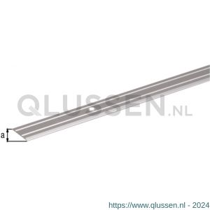 GAH Alberts overgangsprofiel aluminium zilver verzonken schroefgat 25 mm 2 m 484163