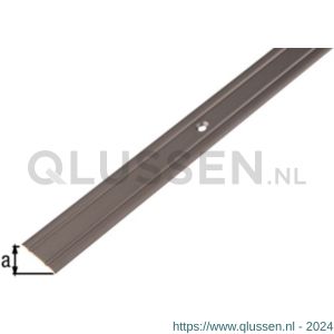 GAH Alberts overgangsprofiel aluminium brons verzonken schroefgat 25 mm 2 m 484187