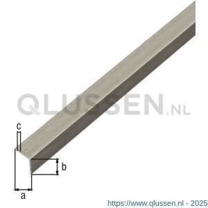 GAH Alberts ronde buis aluminium RVS optiek donker 10x10x1 mm 1 m 488727