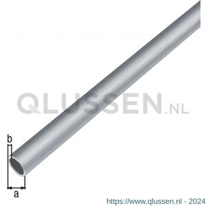 GAH Alberts ronde buis aluminium RVS optiek licht 10x1 mm 1 m 488888