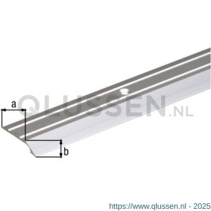 GAH Alberts compensatieprofiel geboord aluminium RVS 30x4 mm 0,9 m SB 490508