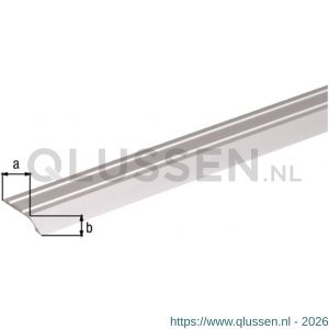 GAH Alberts afdek compensatieprofiel zelfklevend aluminium zilver geeloxeerd 39x8 mm 0,9 m SB 490607