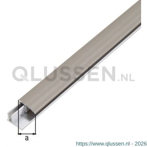GAH Alberts afsluitprofiel Duo aluminium RVS geeloxeerd 22 mm 1 m SB 492823