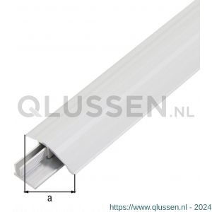 GAH Alberts compensatieprofiel Duo aluminium zilver geeloxeerd 44 mm 1 m SB 492953