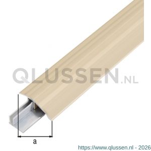 GAH Alberts compensatieprofiel Duo aluminium zand geeloxeerd 44 mm 1 m SB 492977