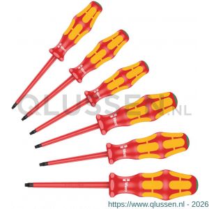 Wera 167 i/6 schroevendraaierset Kraftform Plus Serie 100 6 delig 05133356001