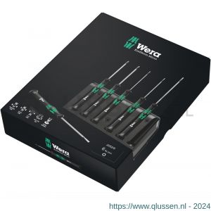 Wera 2052/6 Micro schroevendraaierset met houder 6 delig 05118156001