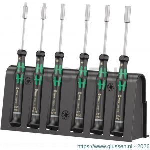 Wera 2069/6 Micro-dopschroevendraaierset met houder 6 delig 05118158001